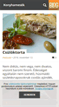 Mobile Screenshot of konyhamese.blog.hu