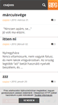 Mobile Screenshot of csajoss.blog.hu