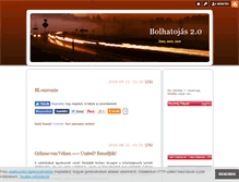 Tablet Screenshot of bolhatojas.blog.hu