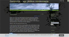 Desktop Screenshot of gaminator.blog.hu