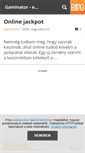 Mobile Screenshot of gaminator.blog.hu