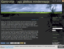 Tablet Screenshot of gaminator.blog.hu
