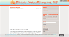 Desktop Screenshot of millenium.blog.hu