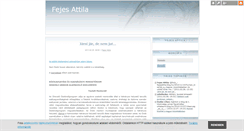 Desktop Screenshot of fejesattila.blog.hu