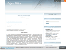 Tablet Screenshot of fejesattila.blog.hu