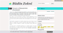 Desktop Screenshot of budoszokni.blog.hu