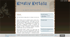 Desktop Screenshot of kreativkertesz.blog.hu