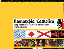 Tablet Screenshot of monarchiacatholica.blog.cz