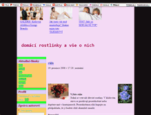 Tablet Screenshot of domacirostlinky.blog.cz
