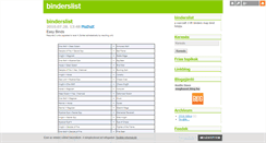 Desktop Screenshot of binderslist.blog.hu