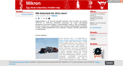 Desktop Screenshot of mikron.blog.hu