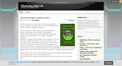 Desktop Screenshot of marketingkonyv.blog.hu