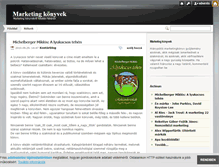 Tablet Screenshot of marketingkonyv.blog.hu