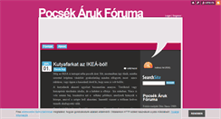 Desktop Screenshot of pocsekaruk.blog.hu