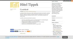 Desktop Screenshot of hiteltipp.blog.hu