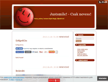 Tablet Screenshot of justsmile.blog.hu