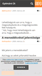 Mobile Screenshot of gyemantut.blog.hu
