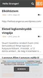 Mobile Screenshot of hellostranger.blog.hu