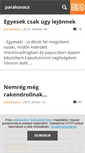 Mobile Screenshot of parakovacs.blog.hu