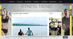 Desktop Screenshot of fitnesstrend.blog.hu