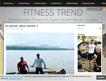 Tablet Screenshot of fitnesstrend.blog.hu