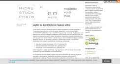 Desktop Screenshot of microstockphoto.blog.hu