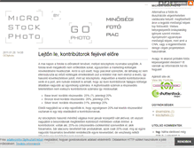 Tablet Screenshot of microstockphoto.blog.hu