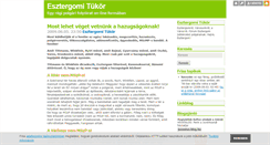 Desktop Screenshot of esztergomitukor.blog.hu