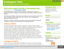 Tablet Screenshot of esztergomitukor.blog.hu