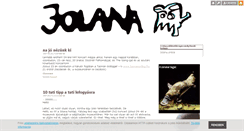 Desktop Screenshot of jolana.blog.hu