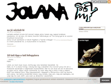 Tablet Screenshot of jolana.blog.hu