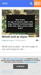 Mobile Screenshot of he-liga.blog.hu