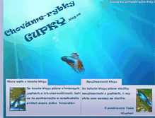 Tablet Screenshot of chovame-rybky-gupky.blog.cz