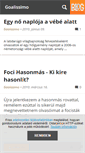 Mobile Screenshot of goalissimo.blog.hu