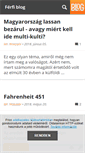 Mobile Screenshot of ferfiblog.blog.hu