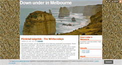 Desktop Screenshot of downunderinmelbourne.blog.hu