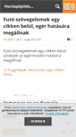 Mobile Screenshot of kodok.blog.hu