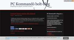 Desktop Screenshot of pckommando.blog.hu
