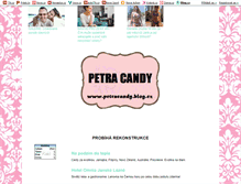 Tablet Screenshot of petracandy.blog.cz