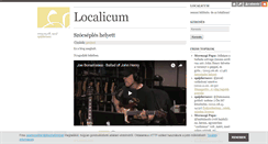 Desktop Screenshot of localicum.blog.hu