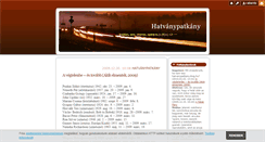 Desktop Screenshot of hatvanypatkany.blog.hu