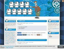 Tablet Screenshot of geekhumor.blog.hu