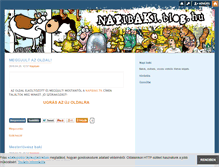 Tablet Screenshot of napibaki.blog.hu