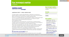 Desktop Screenshot of izomagyu.blog.hu