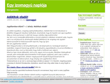 Tablet Screenshot of izomagyu.blog.hu