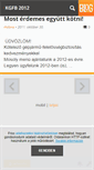 Mobile Screenshot of kgfbkedvezmenyek2012.blog.hu