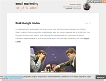Tablet Screenshot of emailmarketing.blog.hu