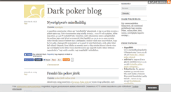 Desktop Screenshot of darkpoker.blog.hu