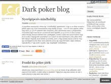 Tablet Screenshot of darkpoker.blog.hu
