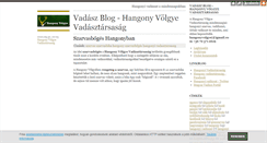 Desktop Screenshot of hangony.blog.hu